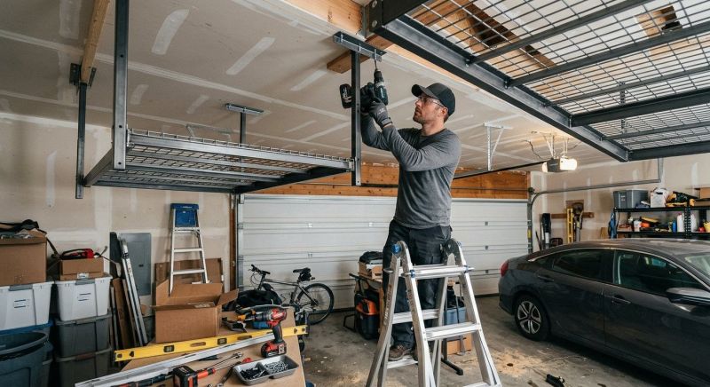Garage Tool Rack Installation in Alexandria, VA
